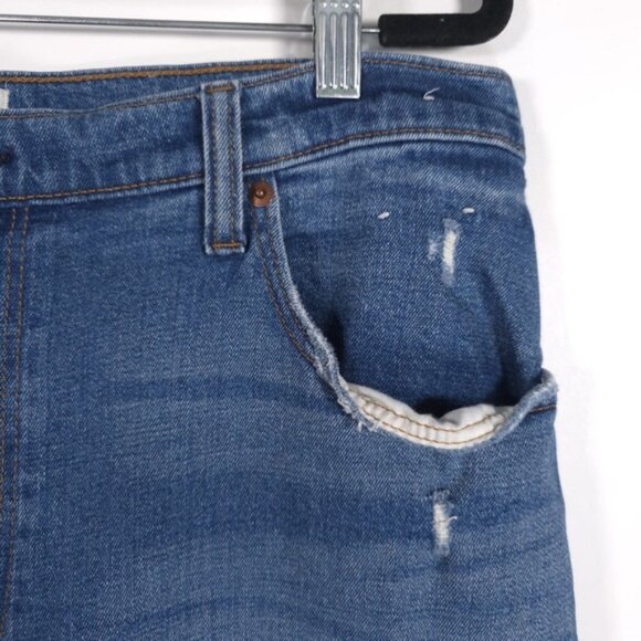 Abercrombie & Fitch Women Ankle Straight Ultra High Rise Curve Love Jeans 33/16s - Picture 11 of 15